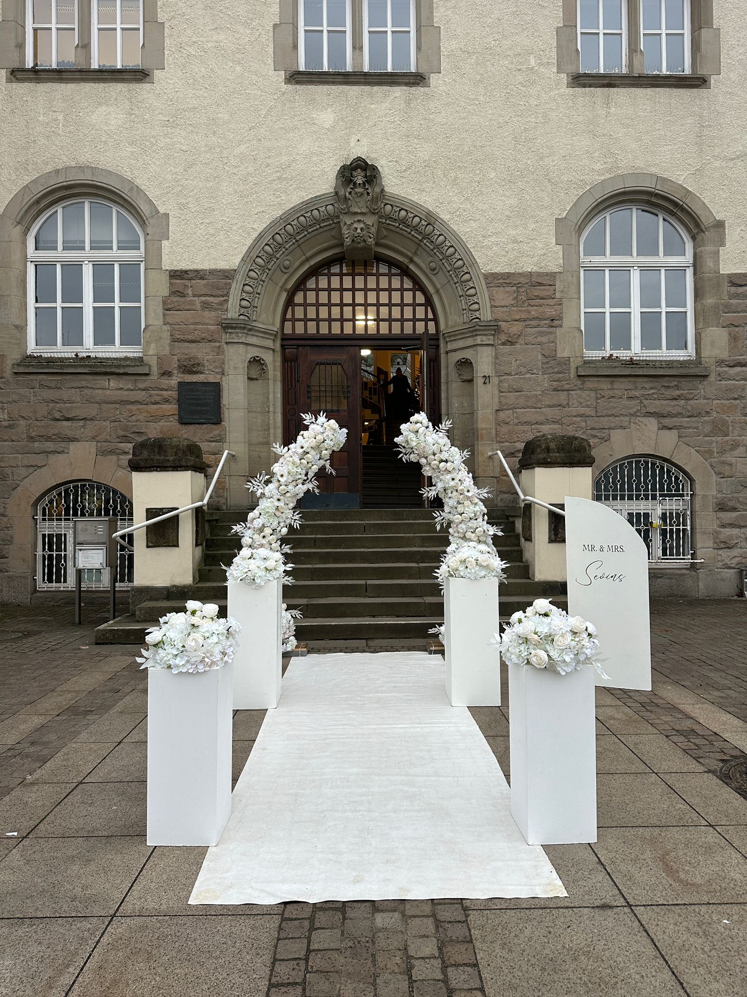 Standesamttrauungen / Eingangsdekoration 13